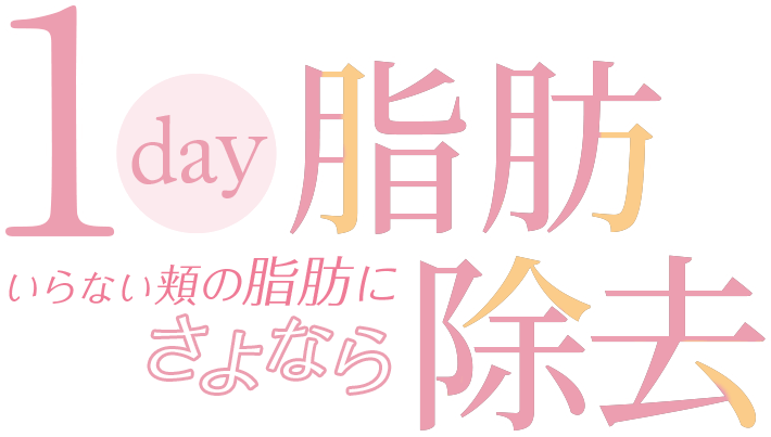 TAC式１day脂肪除去でつくる愛され小顔
