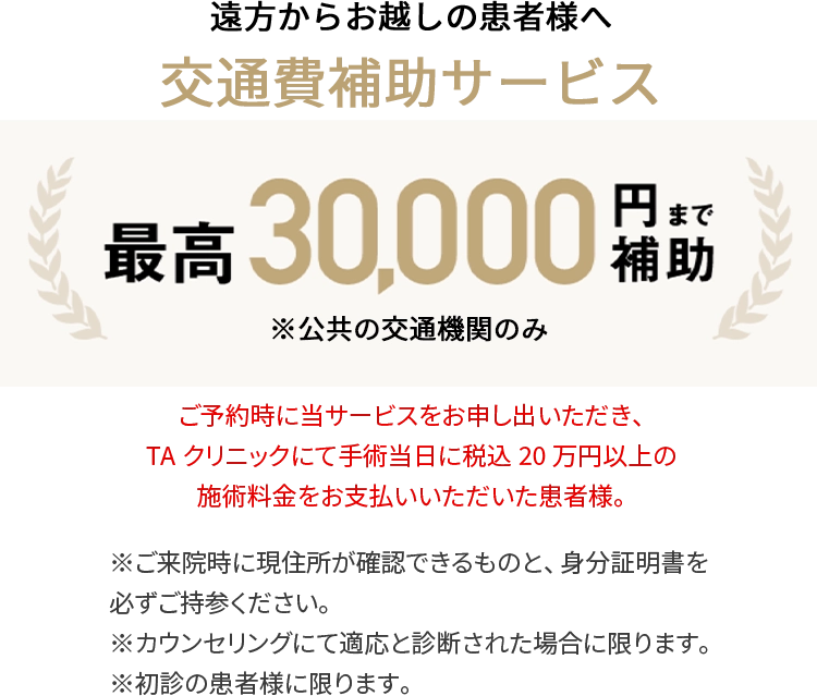 交通費補助サービス