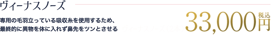 ヴィーナスノーズの料金