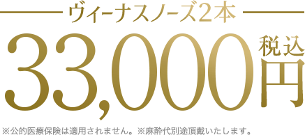 ヴィーナスノーズの価格