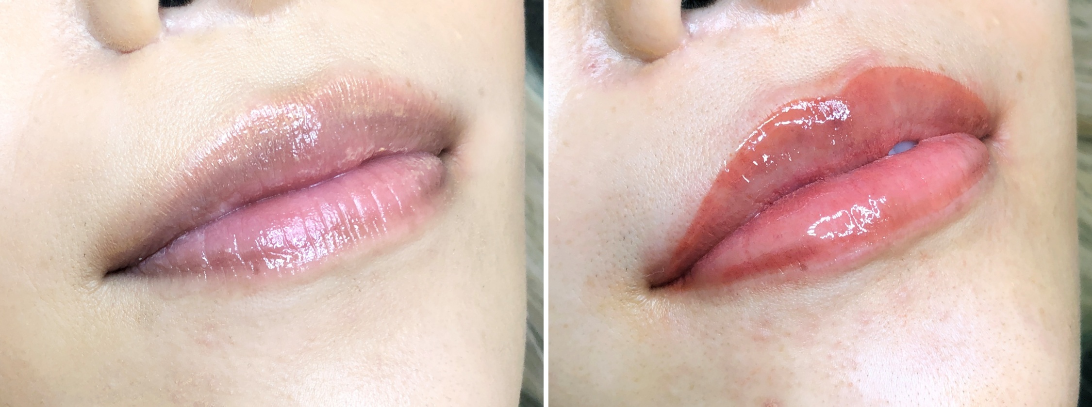 リップアートメイク～コーラルピンクで血色よく～