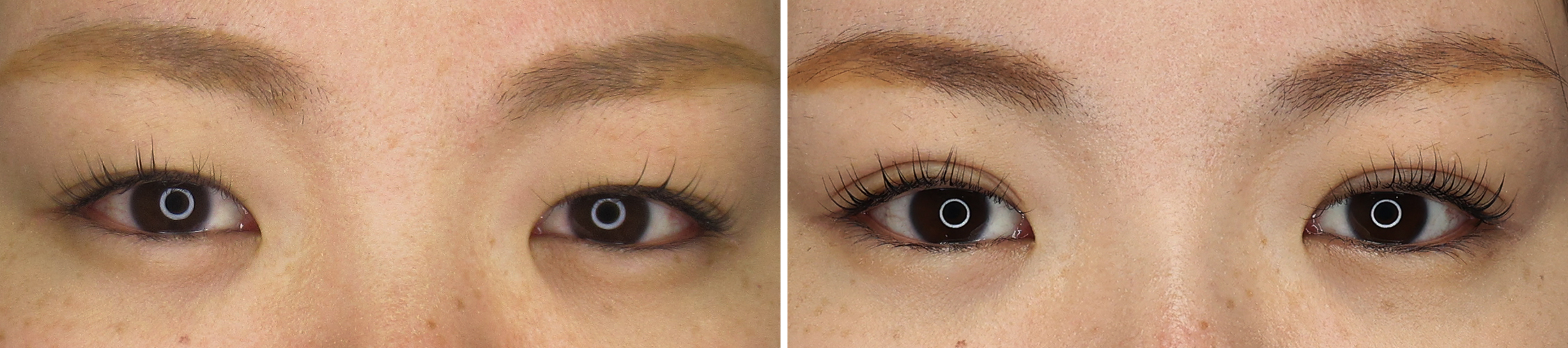 メイクがより映える目元にイメージチェンジ