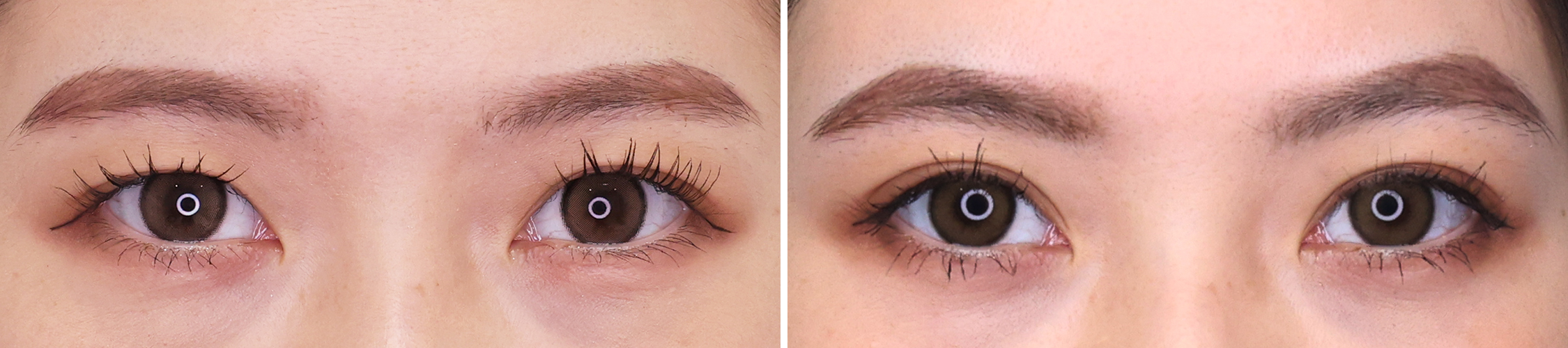 奥二重から更にパッチリな目元に