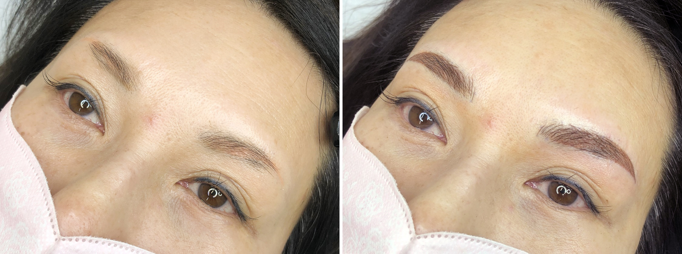 眉アートメイク – 眉毛が生えてこなくなった箇所も自然に整う４Dデザイン-