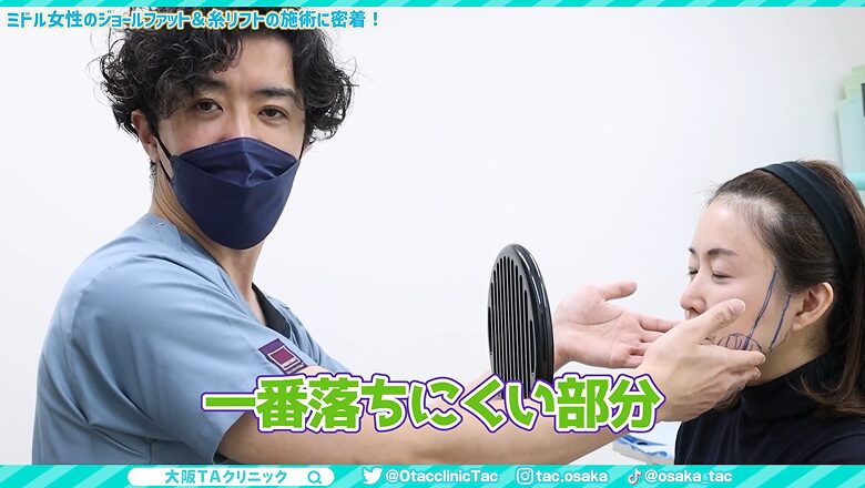 全体のバランスを考慮して施術箇所を決める医師