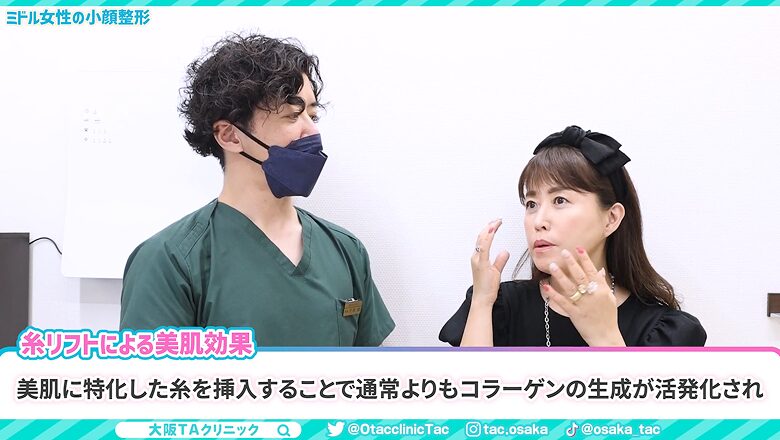 糸リフトによる美肌効果（コラーゲン生成の活性化）について