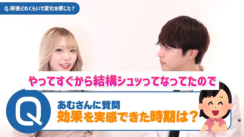 効果の実感時期