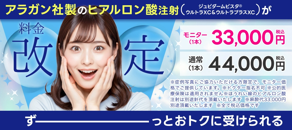 デザイン重視 ヒアルロン酸注射