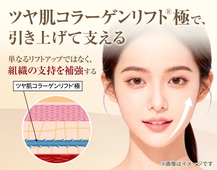 ツヤ肌コラーゲンリフト®極のイメージ図