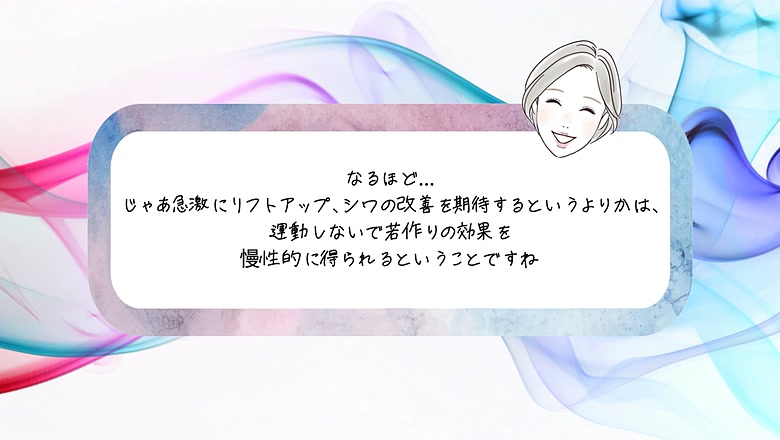 自然なリフトアップについての説明