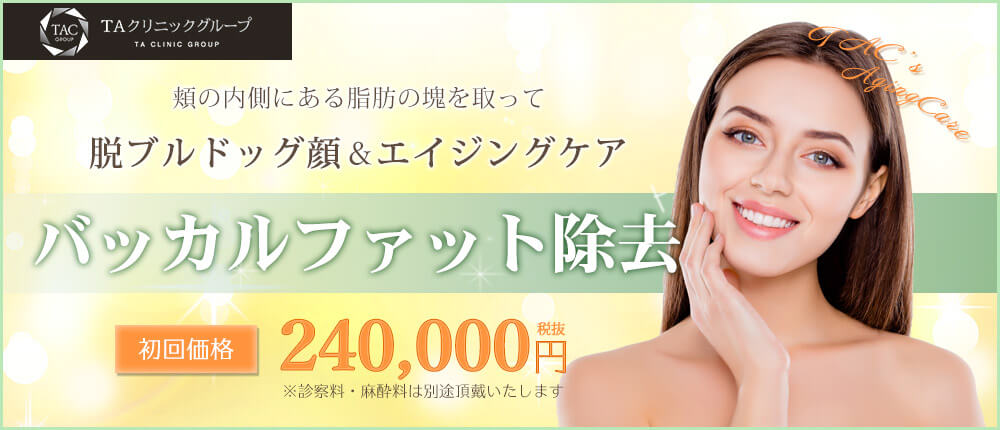バッカルファット除去